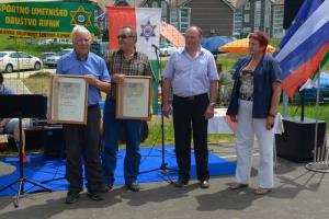 Listino in zahvalo KS Šentjur – Rifnik sta prejela Mirko Čander in Gorazd Bebar